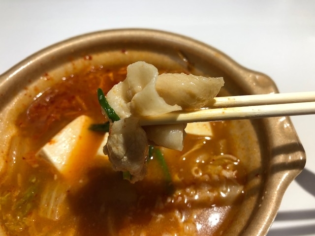セブンの1／2日分の野菜！コク旨キムチ鍋は辛さ結構強め