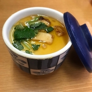 松茸のあんかけ茶碗蒸し