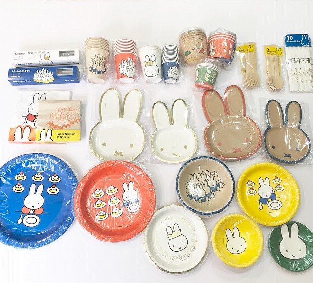 「DAISO×Miffy」のコラボグッズ