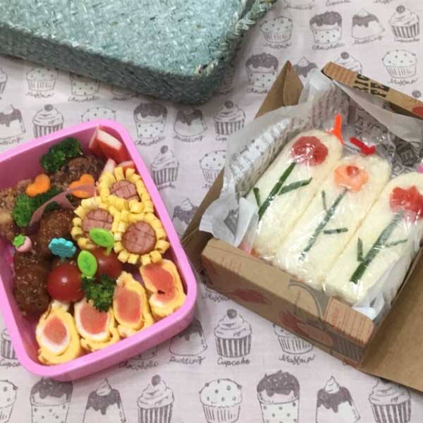 キャラ弁を卒業したあとはプリチー弁当♡