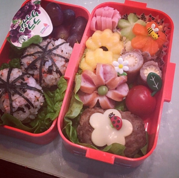 キャラ弁を卒業したあとはプリチー弁当♡