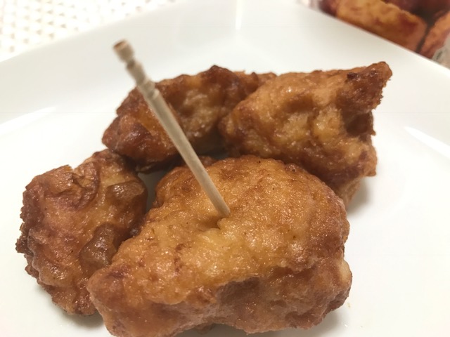 おつまみに食べたい味♪うま塩チキンは少し味付け濃いめです。