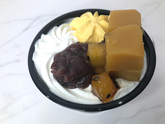 いろんな食感が楽しめる和パフェになってますよ～