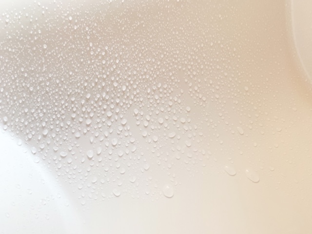 超撥水コーティング剤弾き　結果