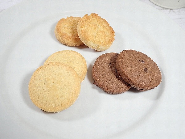3種類のクッキー