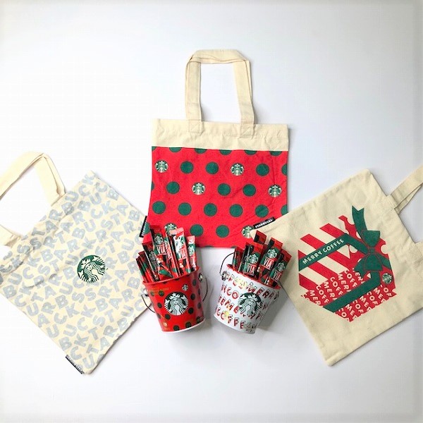 もう、SOLD OUTがでてるの！？スタバのクリスマスプレゼントのミニトートバッグがかわいすぎる♡【