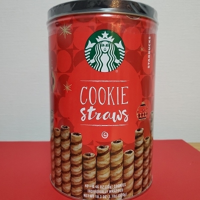 スターバックスクッキーストロー