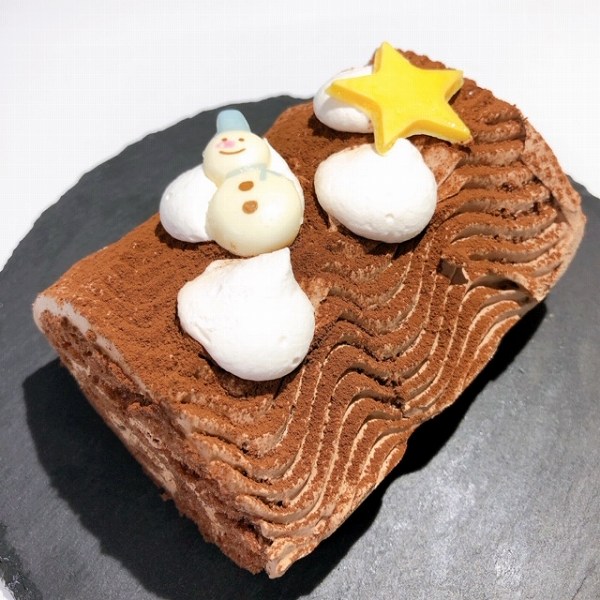 クリスマスまで待てない！チョコの魅力が満載のローソン「クリスマス ブッシュドノエル」
