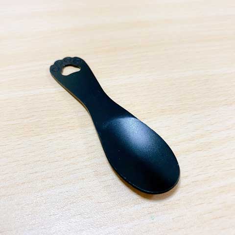 熱伝導率がとっても高いアルミスプーンでストレスなくアイスが食べられちゃう