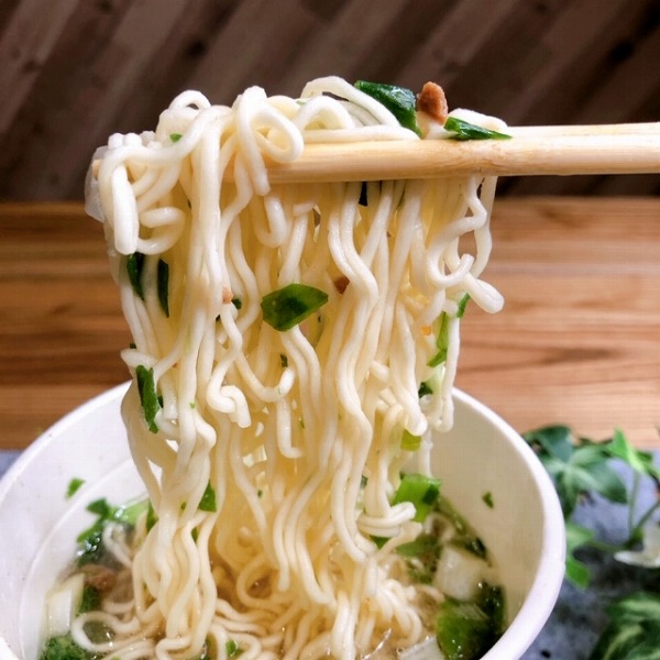 とっても食べやすいネギラーメン