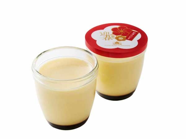 迎春カスタードプリンはおみくじつき♪