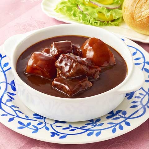 極上のビーフシチューはそのままでも、かけても美味♡