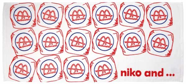 niko and...コラボのフェイスタオル♪