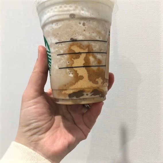 ただ、下にきな粉が固まって入っているので、まぜて飲むと、もっときな粉感を感じることができますよ♡