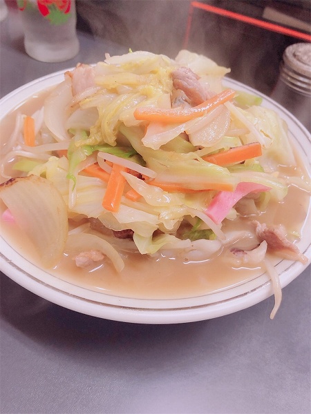 基峰ラーメンのちゃんぽんをたべて  帰宅！