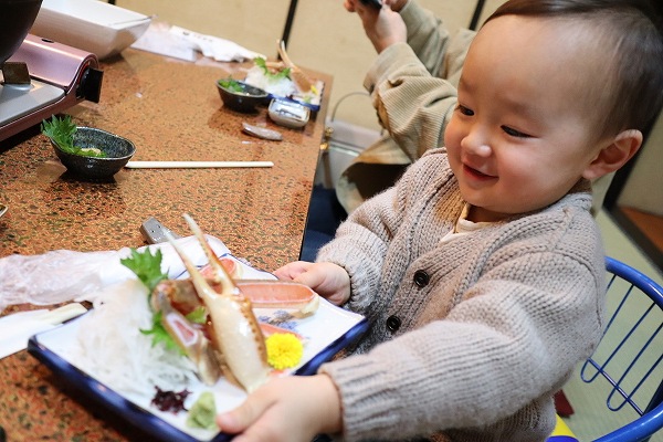  先日は毎年年末の蟹🦀を食べに！