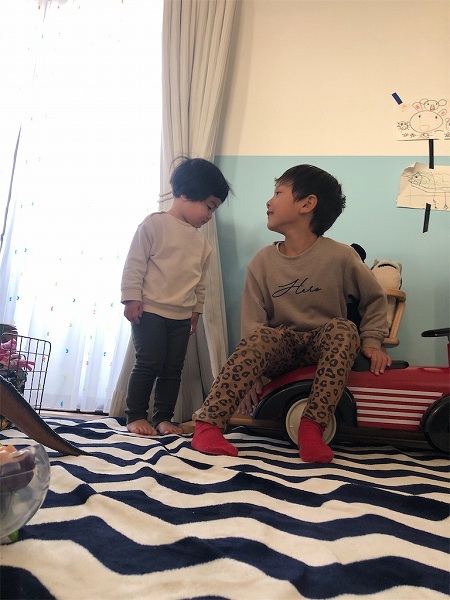 甥っ子が一緒に遊んでくれて ほーんと嬉しそうっ❤️