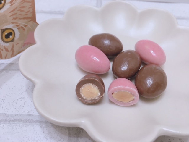 食べやすいアーモンドチョコレート♡