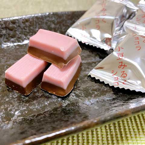 小豆の味が口の中でひろがる～