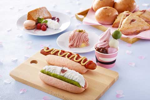 春を感じる限定メニュー登場！ 期間限定「さくら ピンクフード フェア」開催