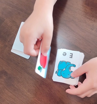 さっそく遊んでいます