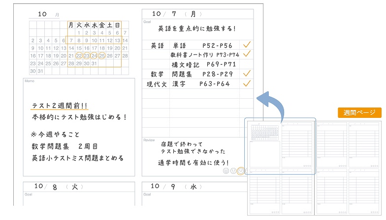 勉強計画ノート