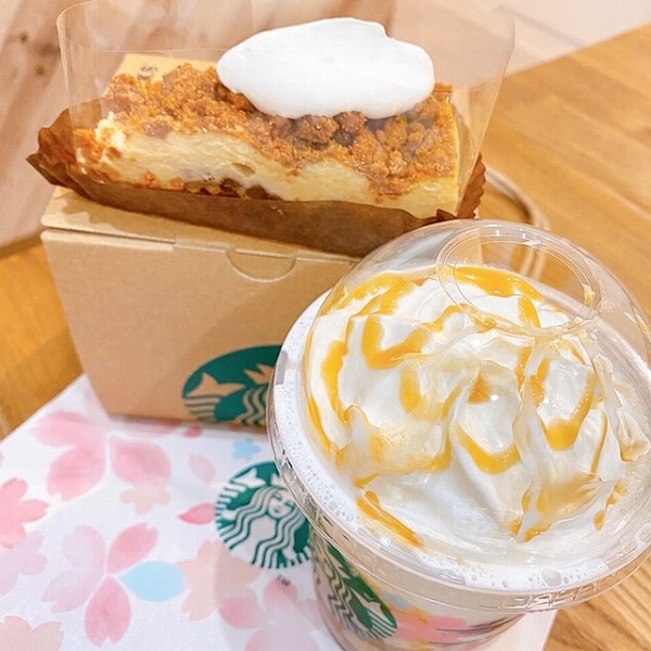 スタバ新作スイーツのナッツ キャラメルチーズケーキはスパイス香る Babydot ベイビードット スタバ新作スイーツのナッツ キャラメルチーズケーキはスパイス香る Babydot ベイビードット