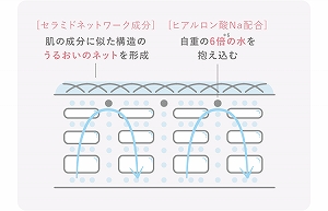 潤いを閉じ込める