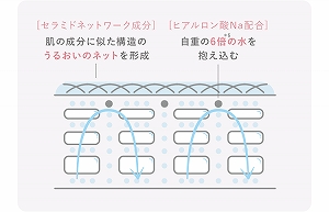 潤いを閉じ込める