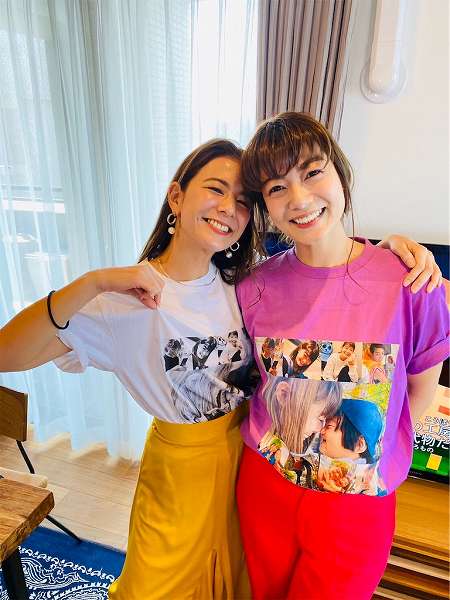 マーガリンまさか私がTシャツになるなんて‼️幸せなお誕生日会☺️久々の家族ショット❗️