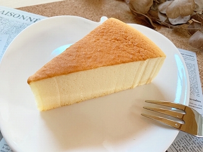 チーズケーキ　実食♡