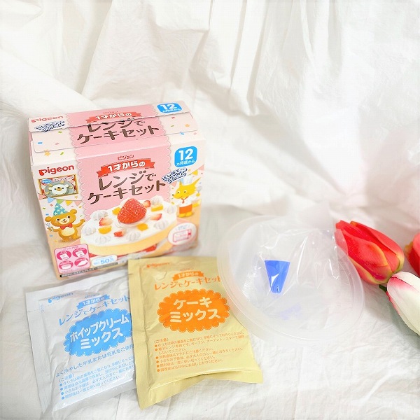 1才からのレンジでケーキセット 