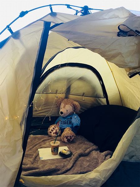 【スザンヌの妹マーガリンの子育てin熊本】念願のテント購入❤️家テントで楽しみました🌈😚