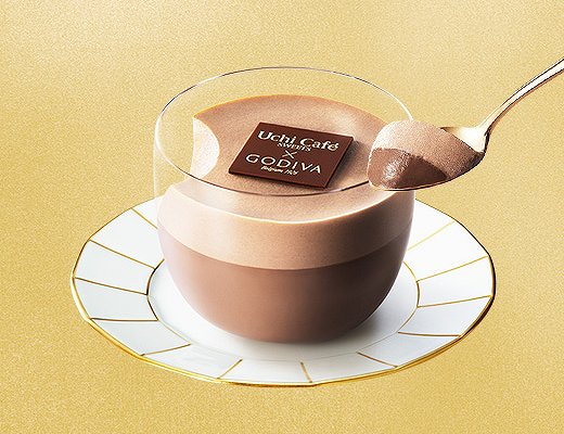 厳選おすすめ1位 Uchi Café×GODIVA　ダブルショコラプリン