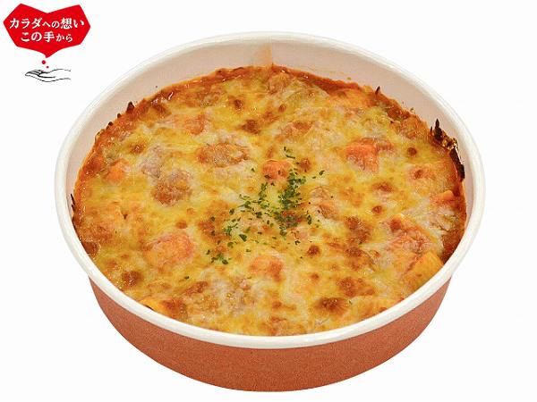 夏野菜の旨味！ミネストローネ風グラタン