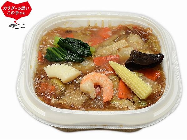 第6位　１／２日分の野菜！　９種具材の海鮮中華丼