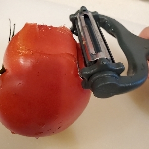 トマトの皮むき