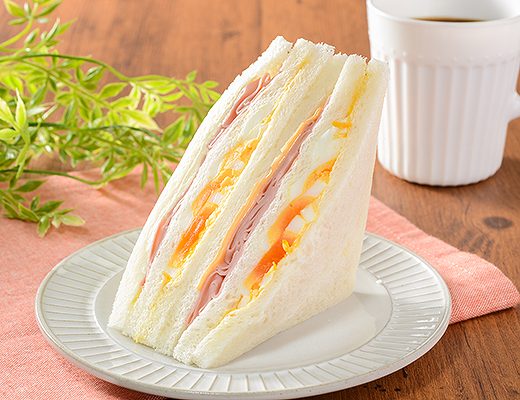 ハムチーズたまごサンド