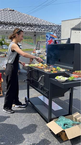 コストコで購入したグリルでBBQ