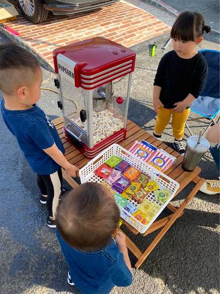 子供達が大好きなポップコーン