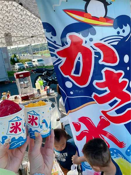 ポップコーンのあとはかき氷🍧