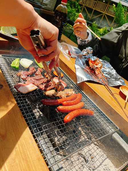 優峰園フルーツランドさんの BBQセット3000円