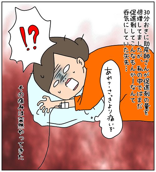 【ナガタさんちの子育て奮闘記～育児マンガ～】「何人産んでも出産は痛い〜バルーンと促進剤〜」