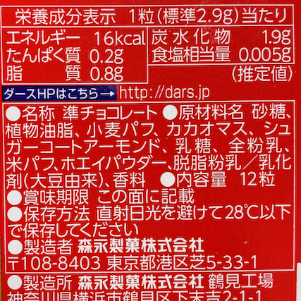 気になるカロリーは？