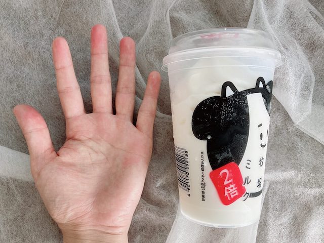 手の大きさくらいある