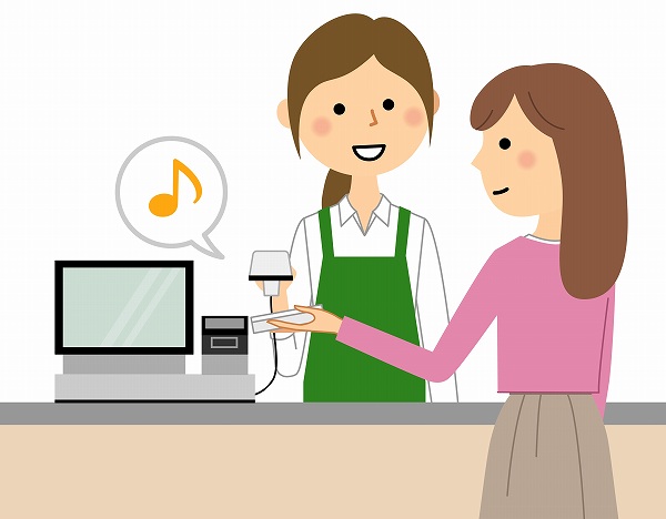 会計時に「楽天ポイントカード」または「楽天ポイントアプリ」を提示