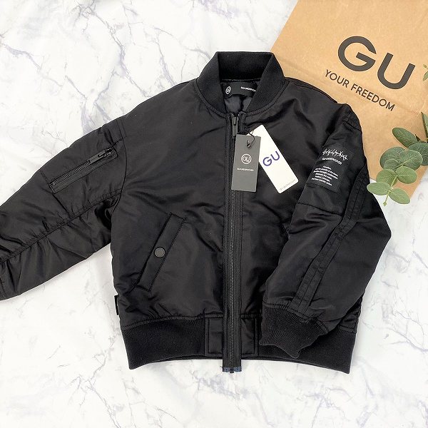 未使用新品！ GU × UNDERCOVER MA-1 ブルゾン ダークグリーン-