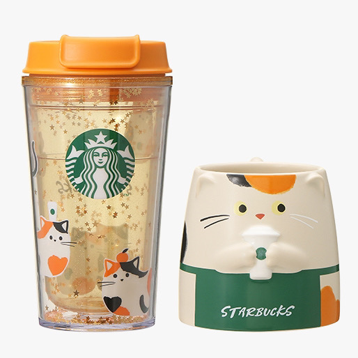 タンブラーねこ355ml / マグねこバリスタ355ml