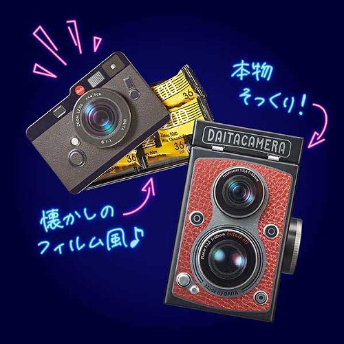 オリジナル カメラ缶チョコレート