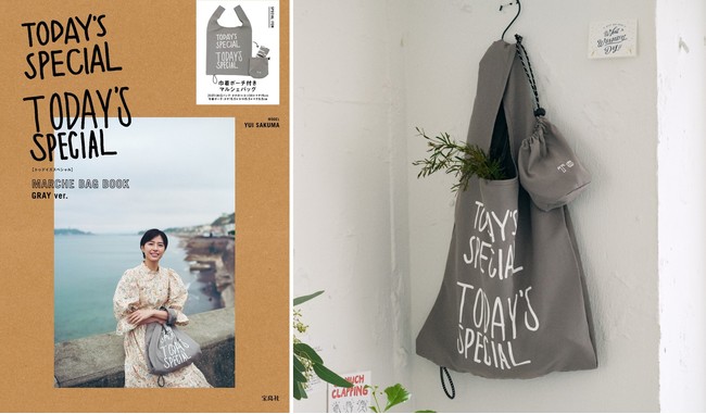 TODAY’S SPECIAL MARCHE BAG BOOK GRAY ver.